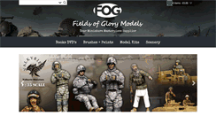 Desktop Screenshot of fieldsofglorymodels.co.uk